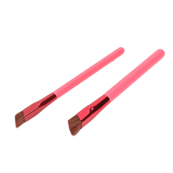 2-pack professionella, ergonomiska ögonbrynsborstar med mjuka fibrer