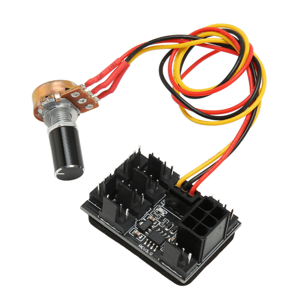 PWM Fan Hub DC 12V 8 Kanal Fleksibilitet Blæser Strømkabel Hub Køleblæser Speed ​​Controller til PC