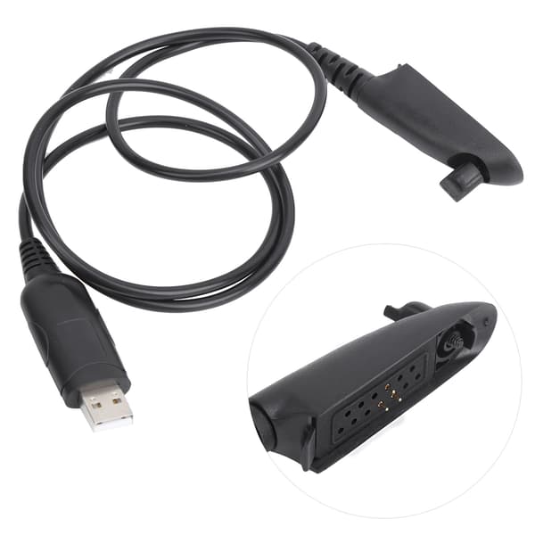 USB Programmeringskabel 2-vägsradio med programvara för Motorola HT750 HT1250 GP328 GP330