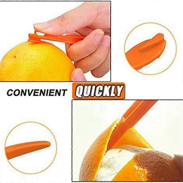 Orange Skræller Værktøj Plastik Orange Skræller Fjerner Nem Åbner