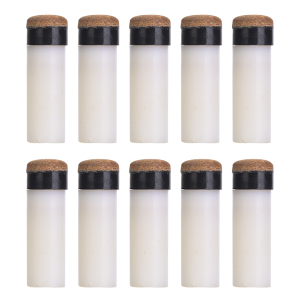 10 kpl Snooker Pool Cue Pole Tip Billiards Rod Stick Vaihto-osat Korjaus Työkalu Tarvikkeet 10mm