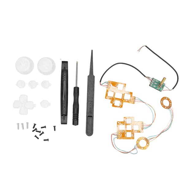 Ansiktsknappar LED-kit Professionell DIY LED-upplyst knappmodul för PS5-spelkonsol