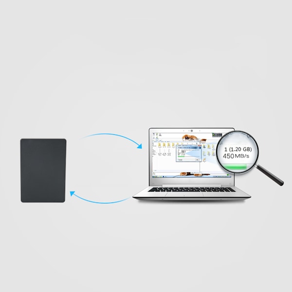 Kova levykotelo musta ABS SSD 2 in 1 M.2 B Key MSATA SATA 3.0 tietokoneen lisävarusteet