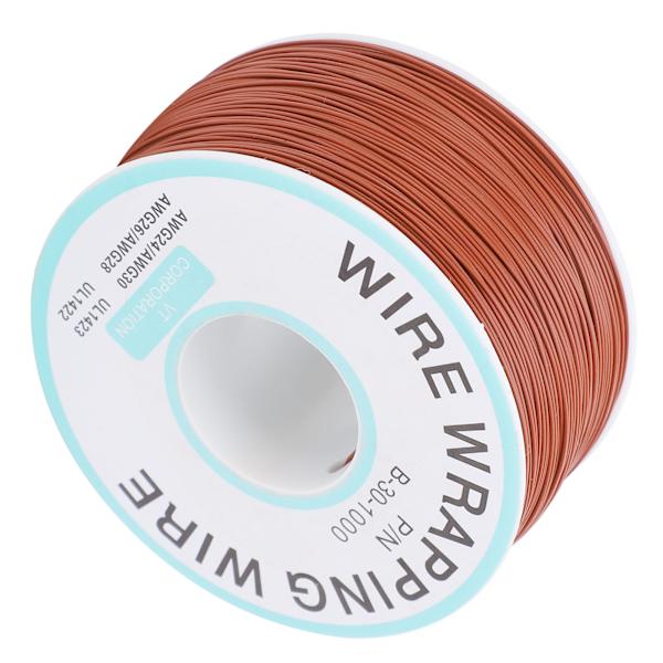 Kobbertrådskredsløb Flying Wire Tinnet Single Core Electronic Connecting LineBrown