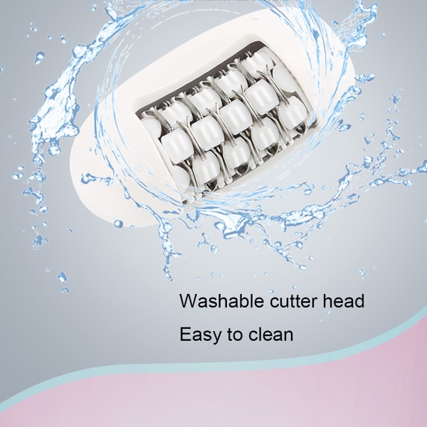 2 i 1 elektrisk hårbarbermaskine til kvinder Hårfjerningsmaskine Epilator Depilator (EU-stik 110-240V)