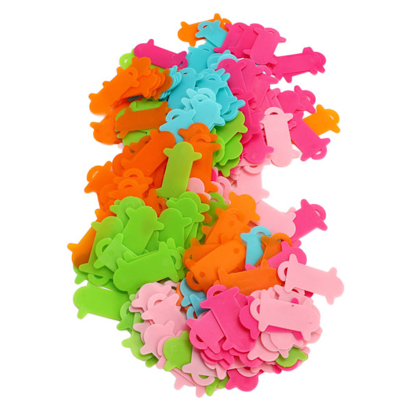 200 kpl:n kirjontapuolan pidikkeet, tukevat, vedenpitävät muoviset, helppo säilyttää, muoviset puolan pidikkeet ompeluun, käsitöihin ja tee-se-itse-töihin