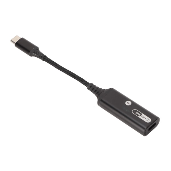 Dubbel typ C hörlursadapter stöder 60W PD QC snabbladdningsenhet USB C hörlursuttag Adapter för hörlurar