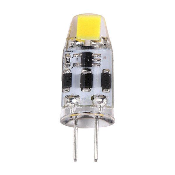 G4 Polttimo 2W 200LM 360° Himmentävä silikoni BiPin LED-lamppu kotitoimistoon AC DC 1224V (kylmä valkoinen 60006500K)
