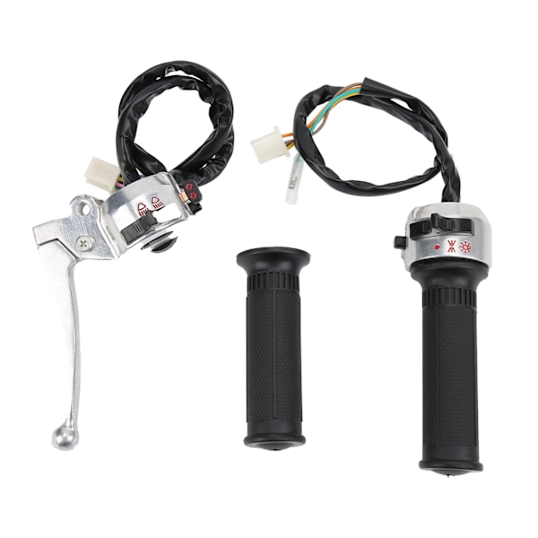 Gasreglagegrepp Bromsspak Handtagsgreppströmbrytare med Kabelstam för Monkey Z50 50CC Z50J BIKE G50F