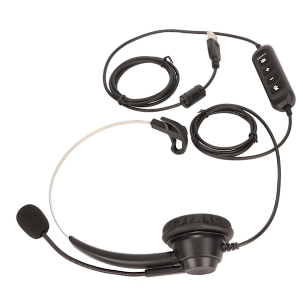 Affärsheadset ENC aktiv brusreducering enkel öra volymjusterbar mute-kontroll telefonheadset