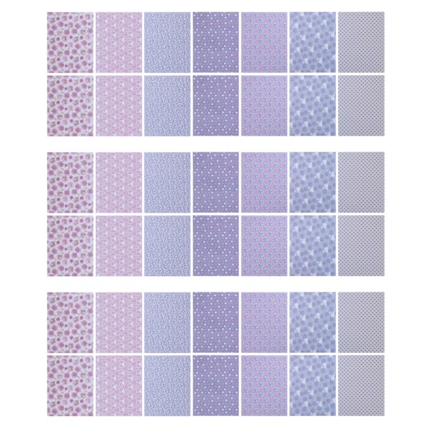 42 stk. DIY Journal Bakgrunnspapir Multi Pattern Fotoalbum Dekorative Tilbehør