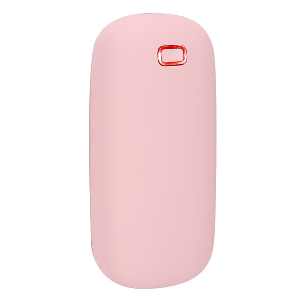 Mini Bærbar USB-Lading Dobbeltsidig Termostatisk Elektrisk Håndvarmer (Rosa)