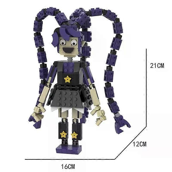 Poppy Playtime Byggekloss Lily Lovebraid Prototype Actionfigur Leker D