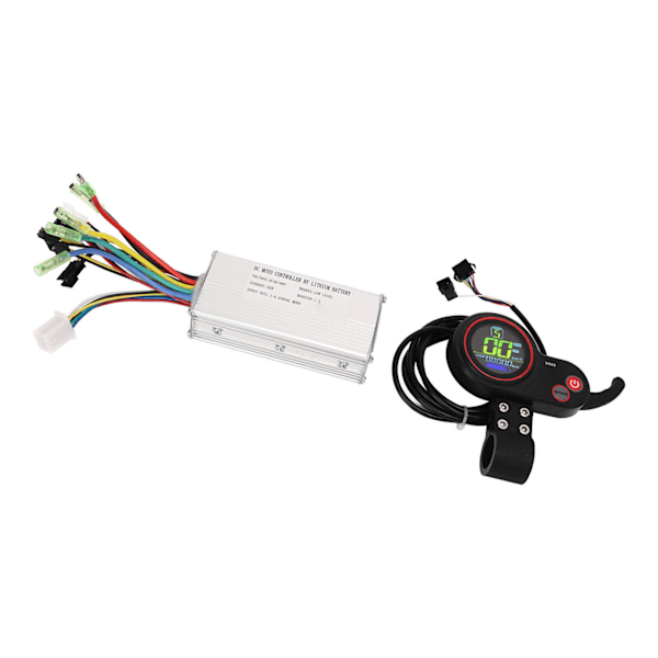 Elektrisk cykelmotorstyring LCD-farvedisplaypanel til 36V 500W børsteløs motor 36V 48V 22A