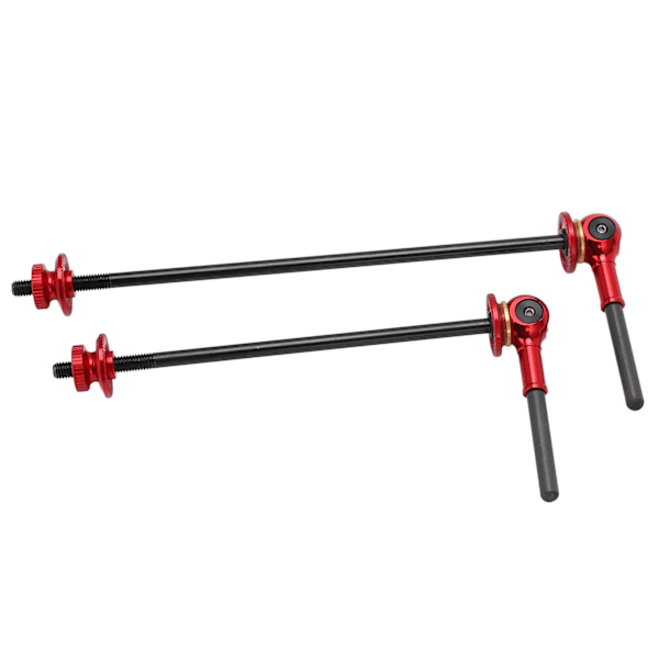 RISK 1 Pair MTB Bicycle Hub Quick Release Poles Bike Titanium Alloy Axle Skewer LeverRed