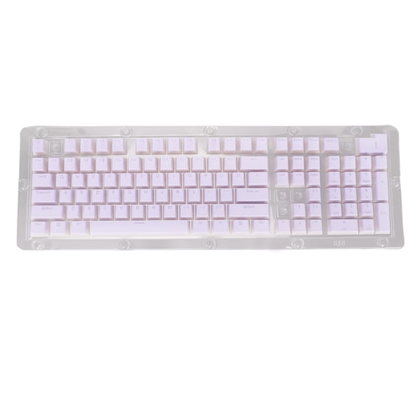 PBT Keycaps High Low Layout Double Layer 2 Färg 108 tangenter Mekaniska tangentbord för 61 87 104 108 tangenter Tangentbord Lila