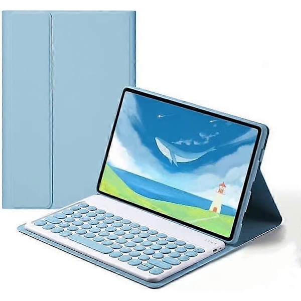Tastatur Etui til Xiaomi Mipad 5 Pad 5 Pro (Farve: Blå)