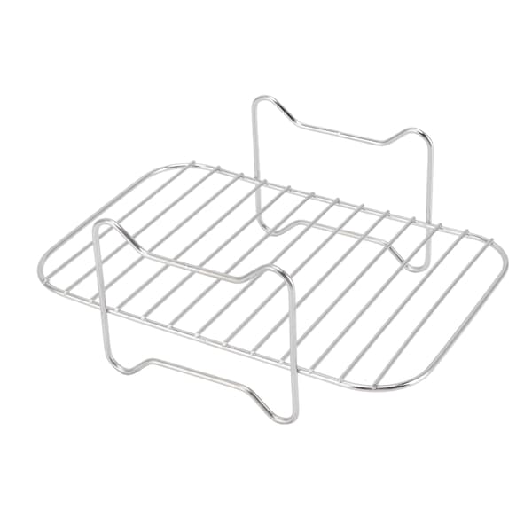 Friteuse Rustfritt Stål Rist Multifunksjonell Matlaging Baking Grill Rist Frityrtilbehør for Ninja Foodi DZ201 401