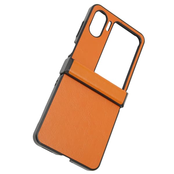 Telefon Läder Skyddsfodral Randig Vikbart Skydd Förhindra Fall för Oppo Find N2 Flip