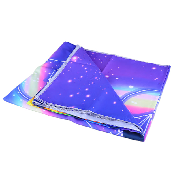 Blacklight Gobelin Sid i Meditation Fluorescerende Effekter Blød Holdbar UV-reaktiv Gobelin til Soveværelse Stue GTYJ(55) 150x130cm/59.1x51.2in
