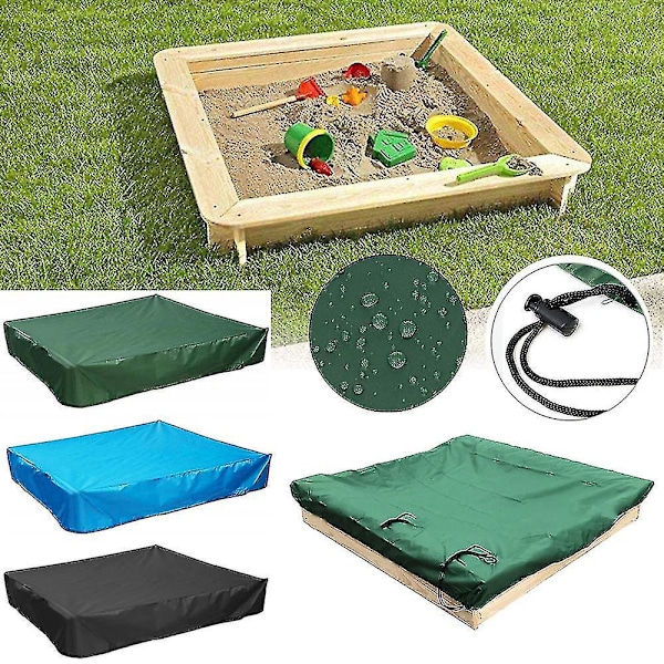 Støvtæt Beskyttelse Sandkasse Cover Vandtæt Sandkasse Pool Cover-B5 Grøn 200*200