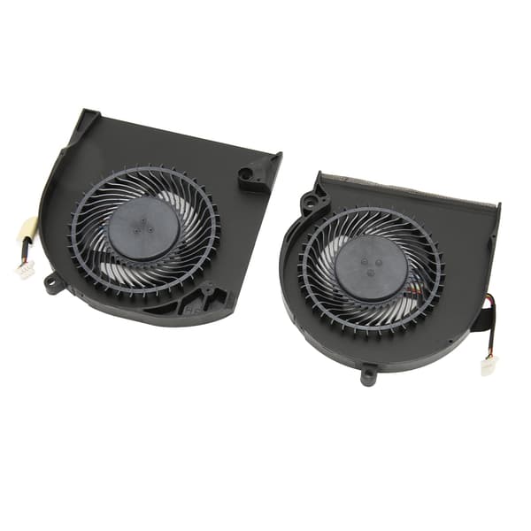 Erstatning for bærbar CPU GPU kjølevifte for Dell Alienware 15 R3 15 R4 P69F 4-pinners strømkontakt Reduser belastningen CPU GPU-vifte