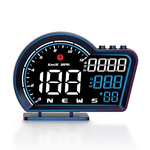 G16 Bil GPS -Up Display HUD Hastighetsmätare Körsträcka Digital Klocka