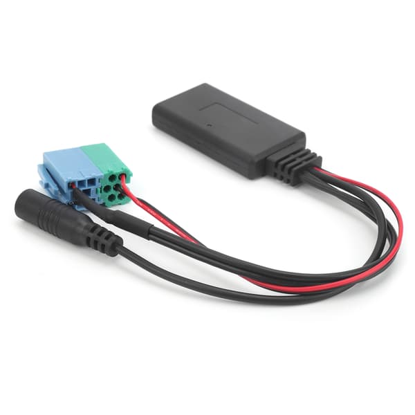 59,1 tommers Bluetooth 5.0 AUX-kabel lydadapter med mikrofon passer til stereo 8-pin & 6-pin port