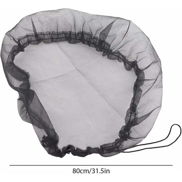 Houhence – 80 cm regnvandsbeholderdækken – Justerbar snøre – Holder blade og myg ude – Holdbar polyester