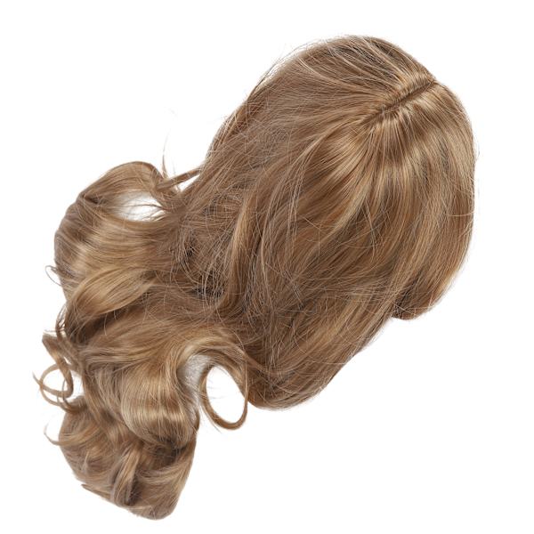 Gradient Blond Lockig Peruk Hög Temperatur Syntetiskt Hår Dam Långt Lockigt Hår för Fest Halloween