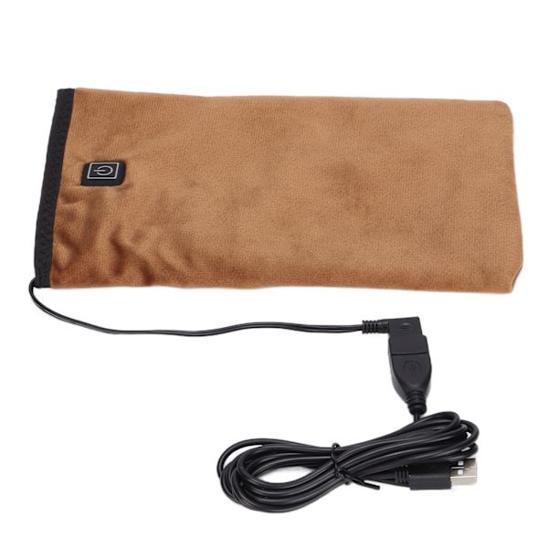 Lämmitetty Beauty Hand Rukkaset USB 3 Asetukset Electric Lämmityskäsineet SPA Hand CareRuskea