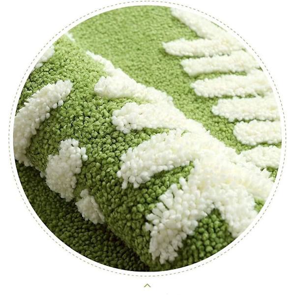Halkskyddad Chenille Badrumsmatta - Vattentät Plysch Hushållsmatta för Dusch, Badrum, Hall, Sovrum, Vardagsrum (50 cm)