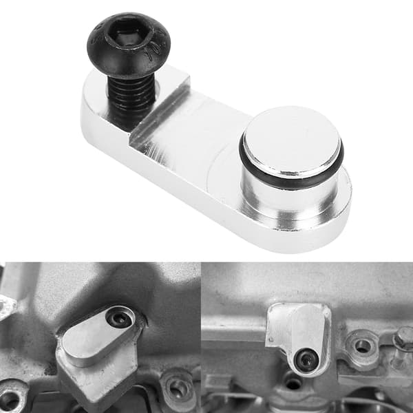 Aluminiumslegering lastebil EVAP rense rørplugg inntaksblokkeringsplate passer for LS lastebil