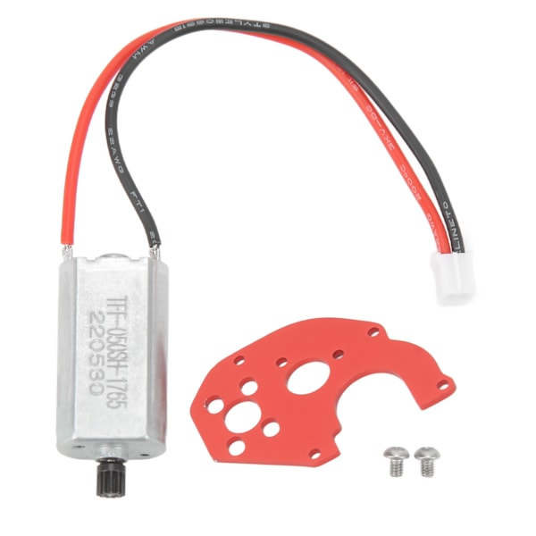RC 050 66T borstad motor med motorfäste för Axial SCX24 AXI90081 AXI00001 AXI00002 1/24 RC bil uppgraderingsdelar röd