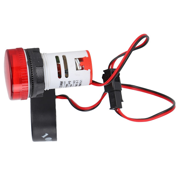 Aktuell signalindikator Universal 2-Display Rund lampa Ljus 60~500V AC AD101-22VAMRed