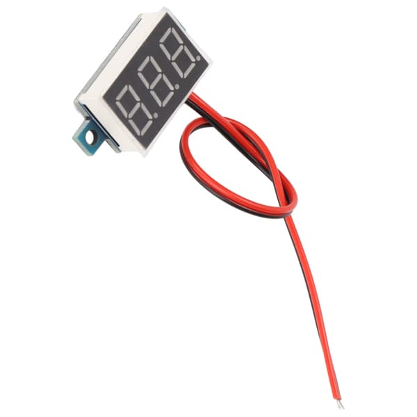DC 4‑40V DIY Digital Voltmeter Stabil Høy Målenøyaktighet Standard Størrelse LED Digital Spenningsmåler Panel Grønn