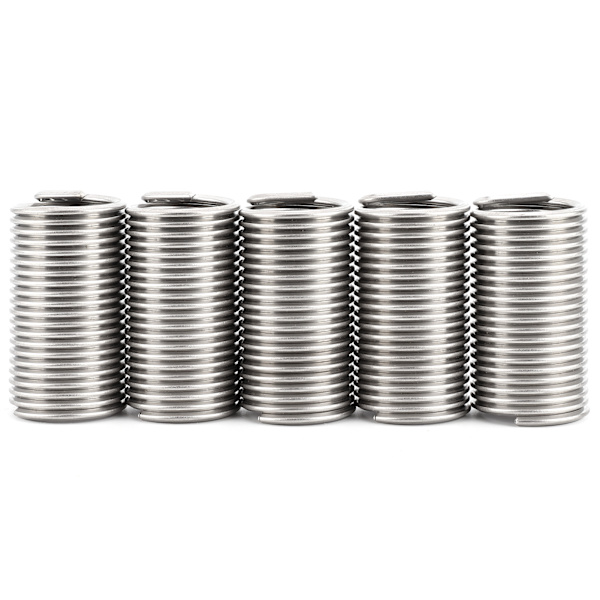 5 stk wire gevind indsats rustfrit stål beskyttelsesspole bøsning skrue reparationssæt M24x3x3D