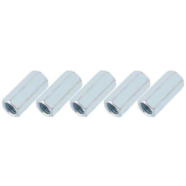 5 stk M12*40 Lang Stangmutter Sekskantet Hylsemutter Avstandsstykke Gjengede Festemidler (15mm)
