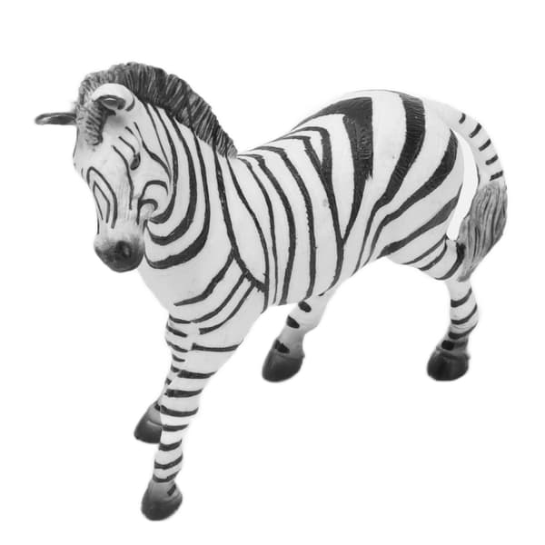 Realistisk Zebrafigur Udsøgt Design Vildt Dyr Zebrafigur Model til Børnegaver Samling Zebramodel