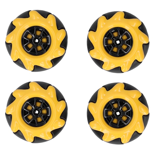 Mecanum Wheel OmniDirectional Smart Robot Auton osat Tarvikkeet Tee itse lelukomponentit 60mm (2 paria)