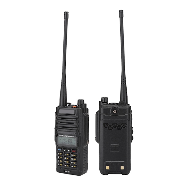 För Baofeng UV-XR PLUS 128 kanaler IP57 vattentät walkie talkie + handmikrofon 100-240VAU-kontakt