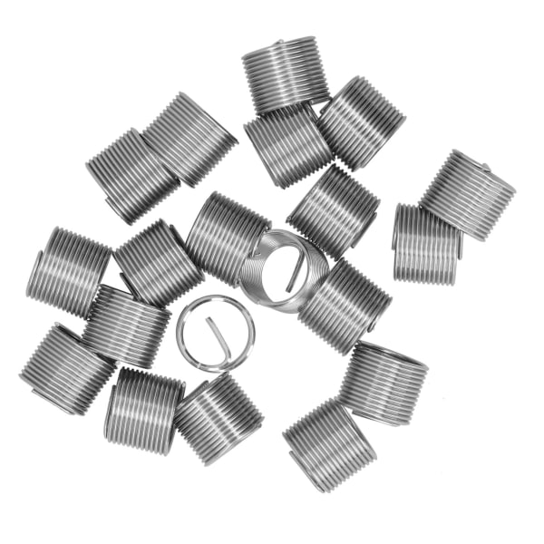 20 stk gjenge reparasjon M14 x 1,25 spiralsirkelinnsats reduksjonsmutter Gjenget ekspansjonssokkelsett1.5D