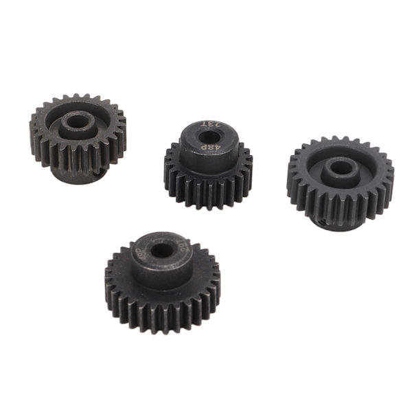 4st RC Motor Pinjong Gear 48P 23T 25T 27T 29T Rostbeständig metall 48P Pinjong Gear Set för 1/10 RC 3.175mm motor