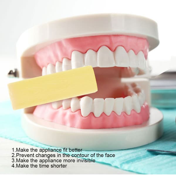Aligner Chewies Ortodonti Bite Tenner Chewies Ortodonti Retainer Munnpleie (Sitron)