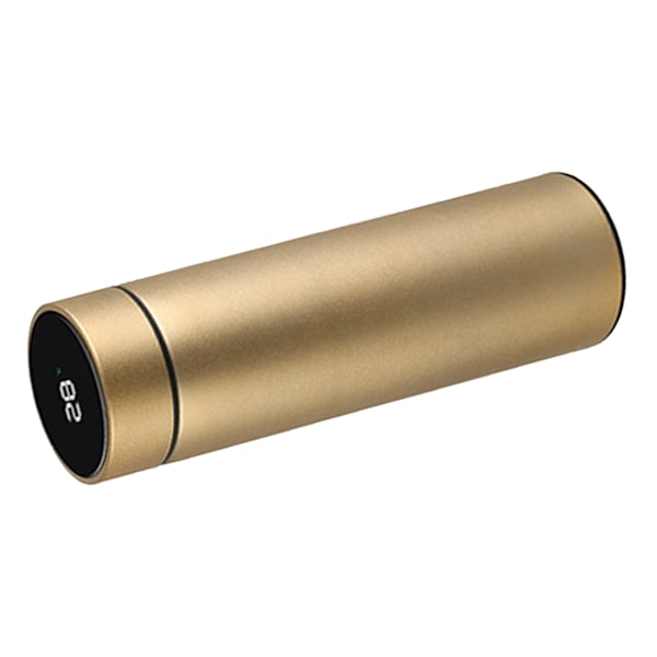 500 ml smart isoleret vandflaske 304 rustfrit stål liner guld temperatur display flaske til daglig