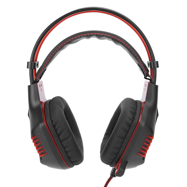 Q12 USB Gaming Headset Justerbar Mikrofon Støyreduksjonshodetelefoner Headset