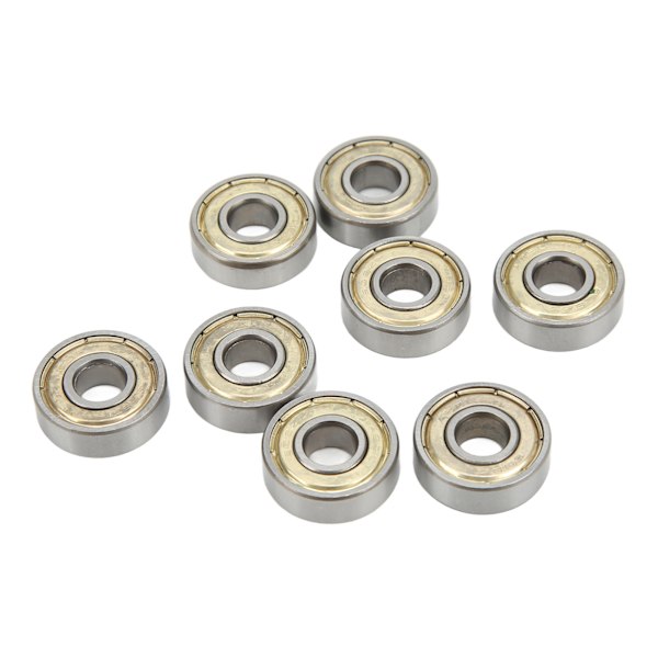 8 stk 608ZZ kuglelejer ABEC 11 kulstofstål forseglede skateboardlejer 8x22x7mm til rulleskøjter dansebrætter