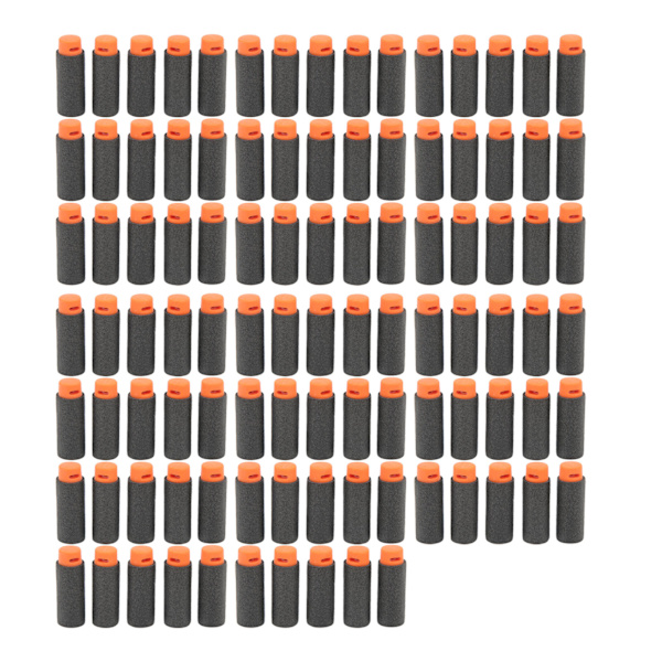 100 kpl Universal Short Darts High Density EVA Soft Shot harmiton lelun täyttöpakkaus erilaisiin ammuntaleluihin, musta