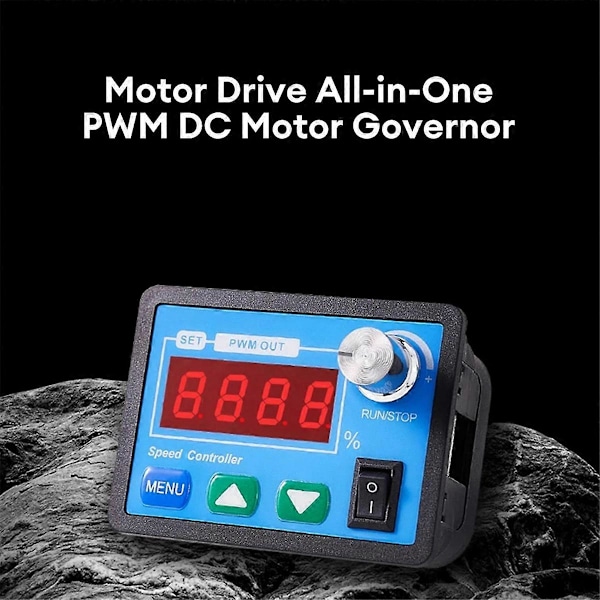 DC6-55V 30A PWM Motorhastighetskontroller Justerbar Regulator