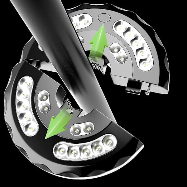 Genopladelige Parasol Lys - 28 LED Patio Bordlampe med 3 Lystilstande - Seje Udendørs Tilbehør til Patio Dekoration, Pool og Baghave